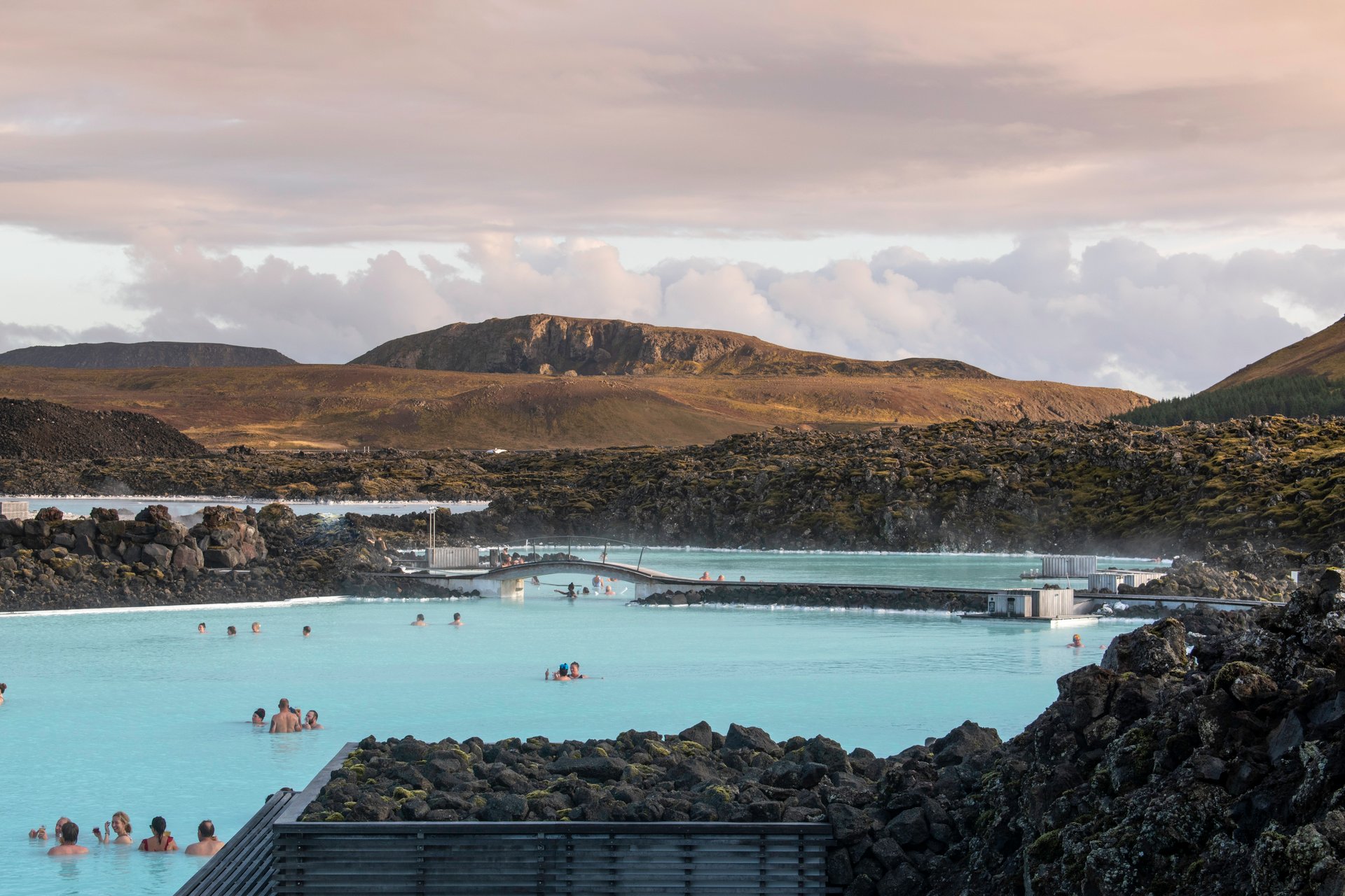 Blue Lagoon geothermal water at The Retreat in late May Iceland
