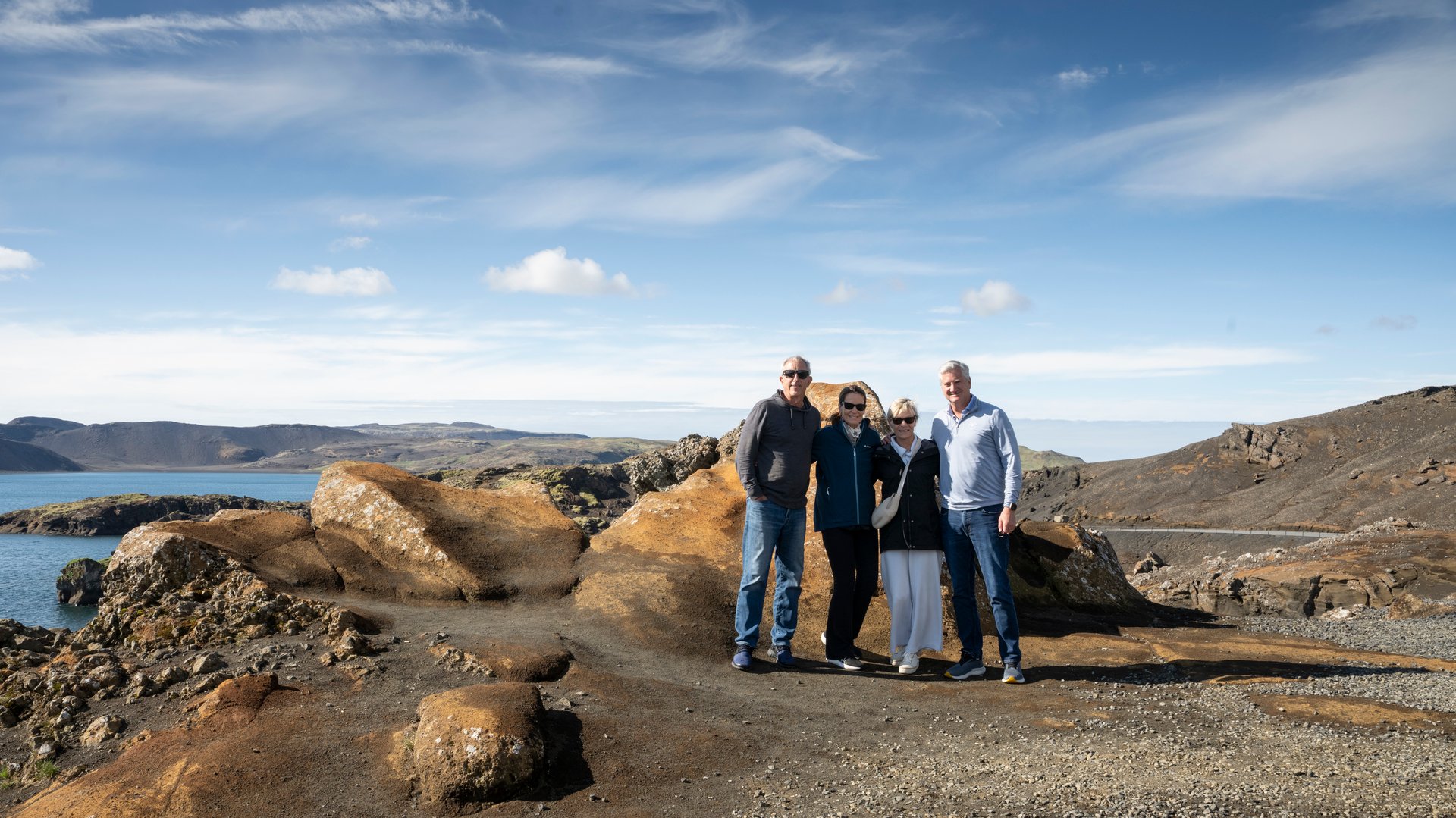 Two couples on a 4-day private Iceland tour in June 2026