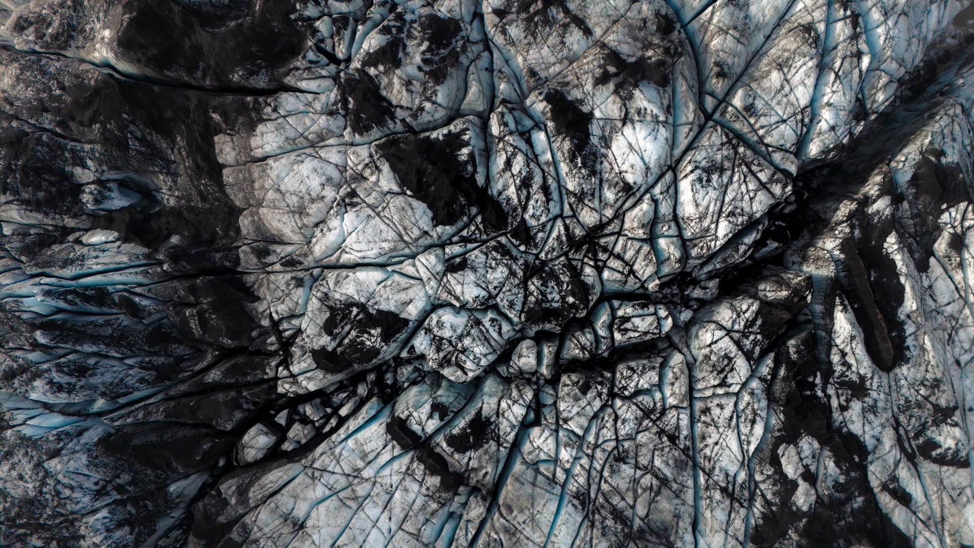 Sólheimajökull glacier tongue Iceland outlet glacier