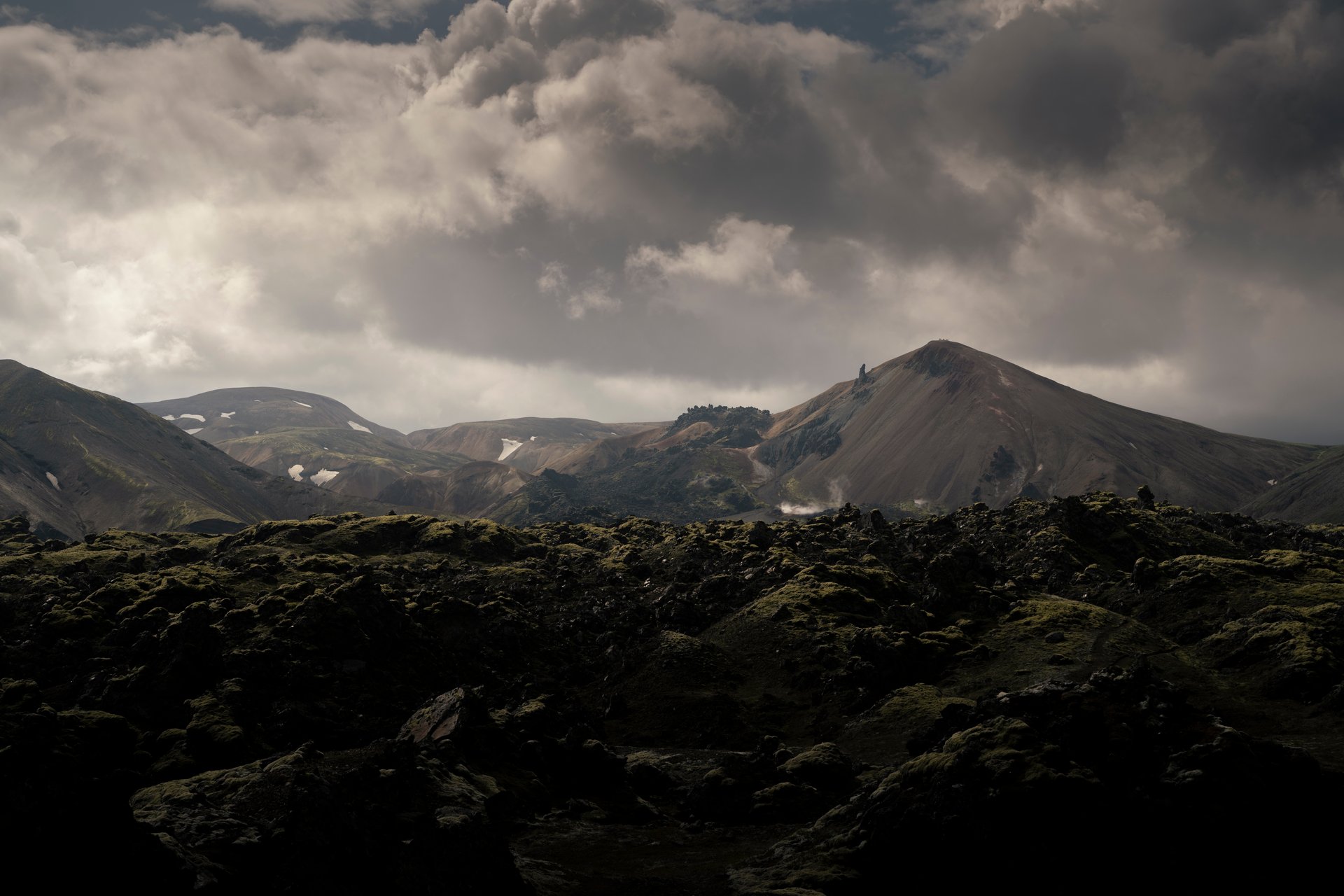 Landmannalaugar rhyolite mountains sunrise Iceland