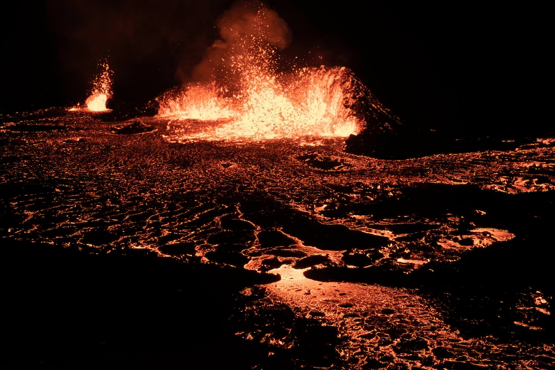 Meradalir eruption August 2022 Iceland