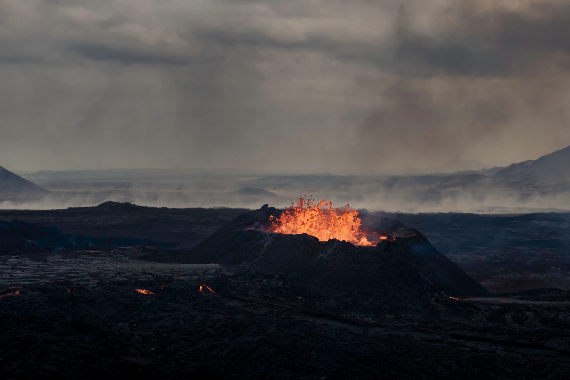 Litli-Hrútur eruption July 2023 Iceland
