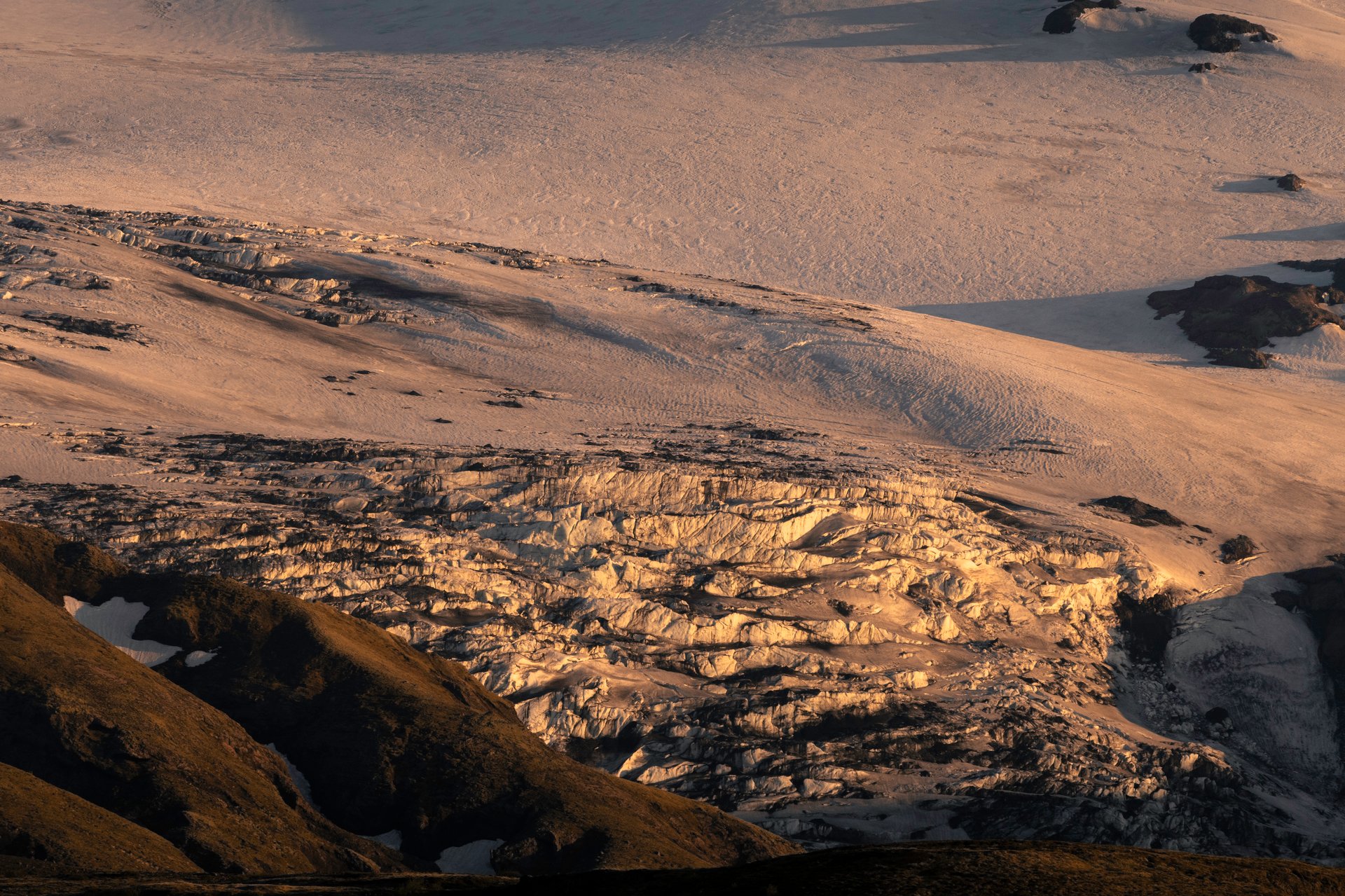 Vallée de Þórsmörk sous la lumière estivale sans fin