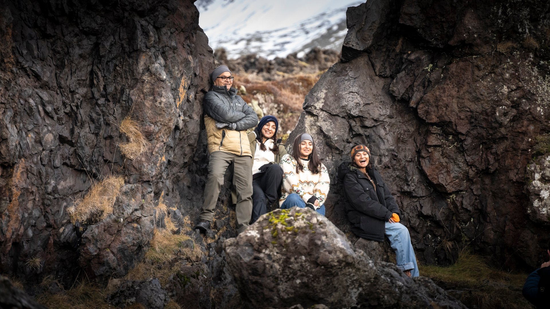 Famille explorant la péninsule de Snæfellsnes
