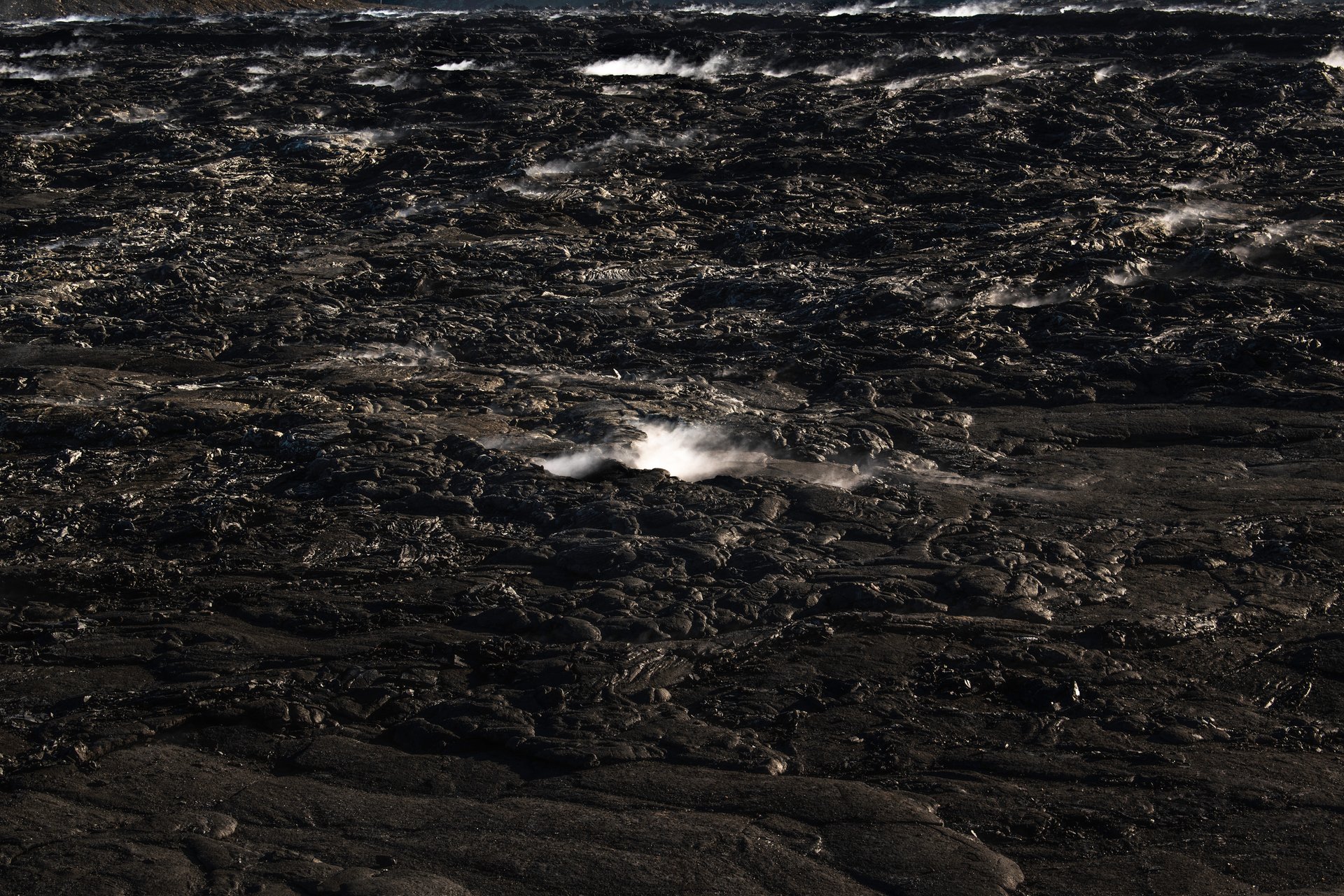 Reykjanes Peninsula young volcanic landscape