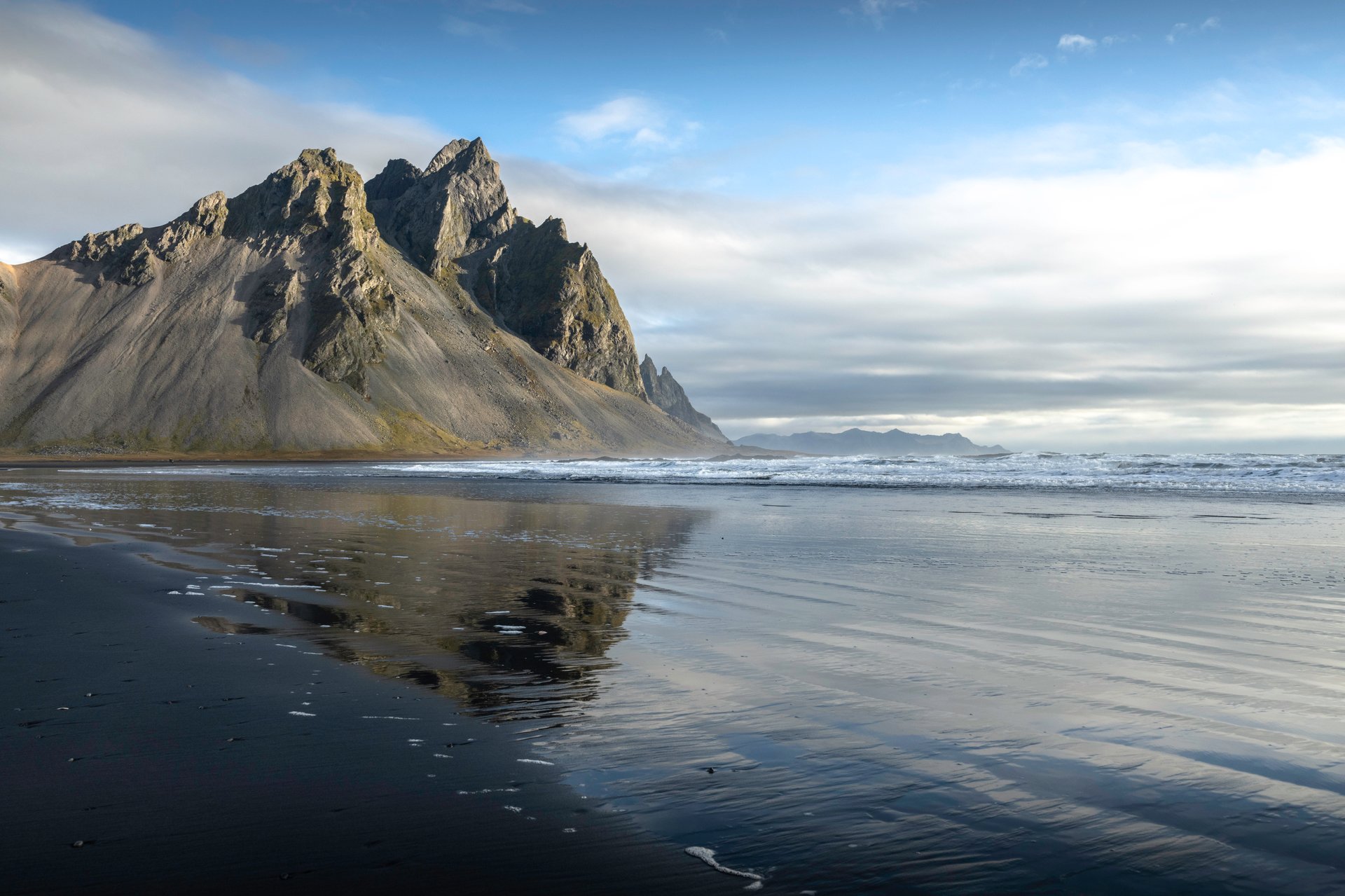 Vestrahorn mountain Iceland dramatic peaks