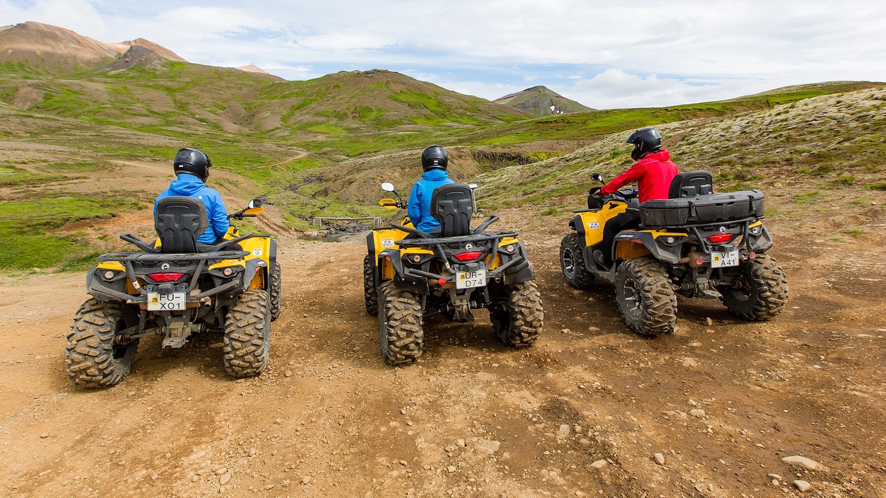 Scenic lakeside ATV trails with Faxaflói Bay views