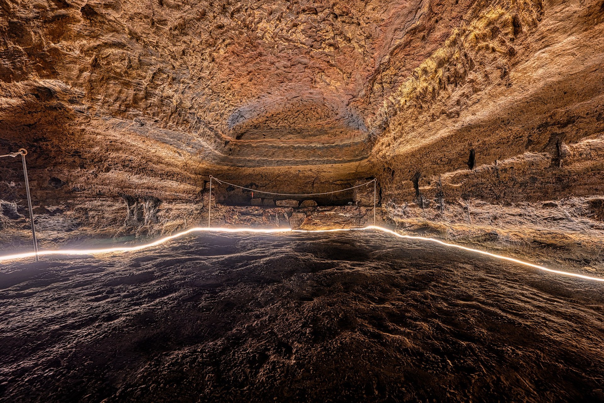 Ancient man-made Caves of Hella in South Iceland with mysterious Celtic origins