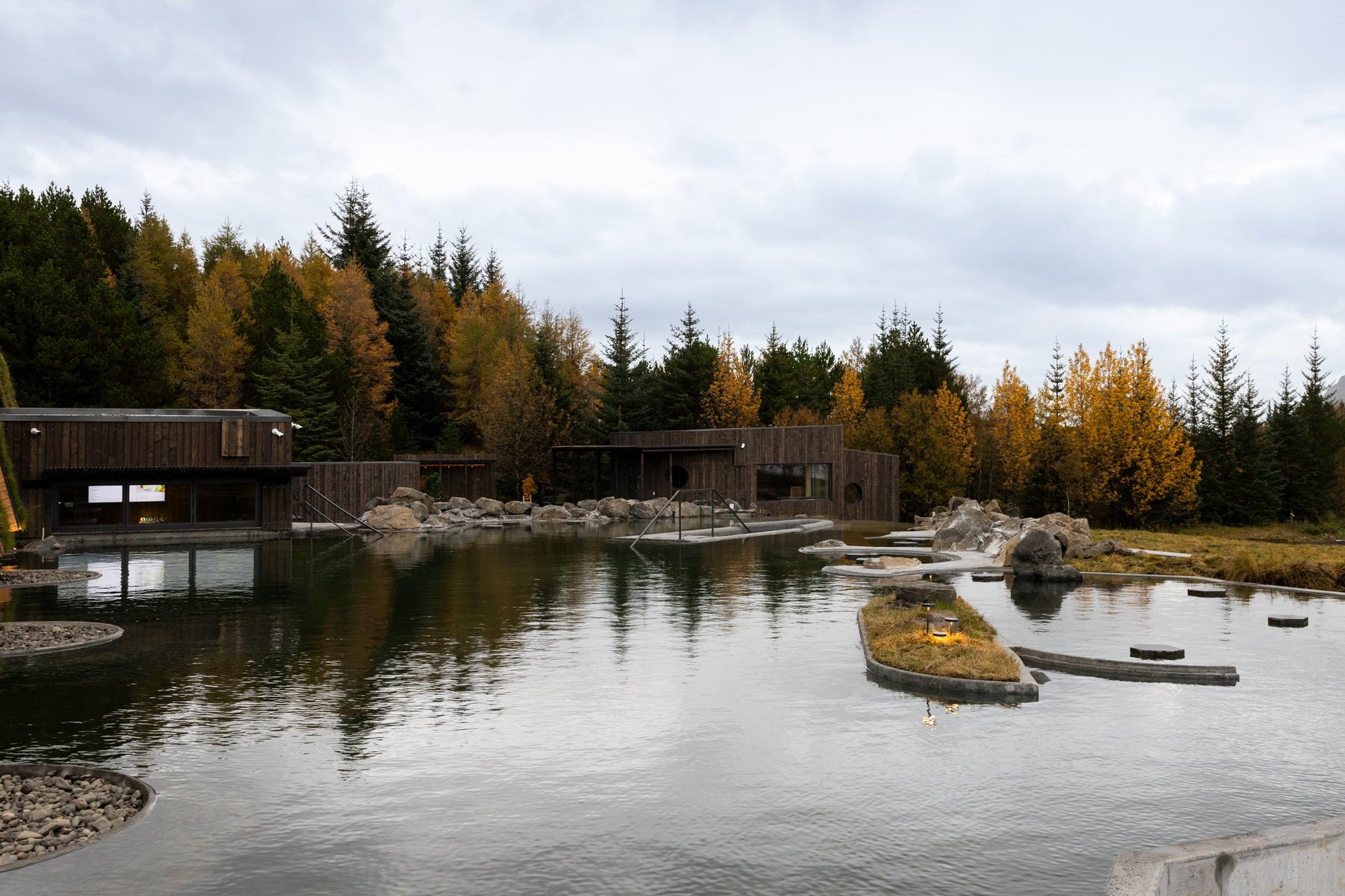 Wellness facilities including saunas at Laugarás Lagoon Iceland