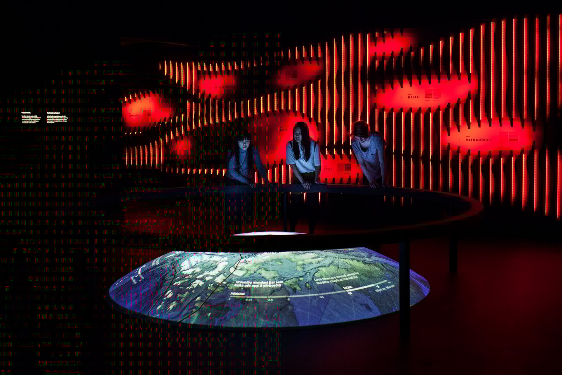 State-of-the-art educational displays at Lava Centre Hvolsvöllur South Iceland