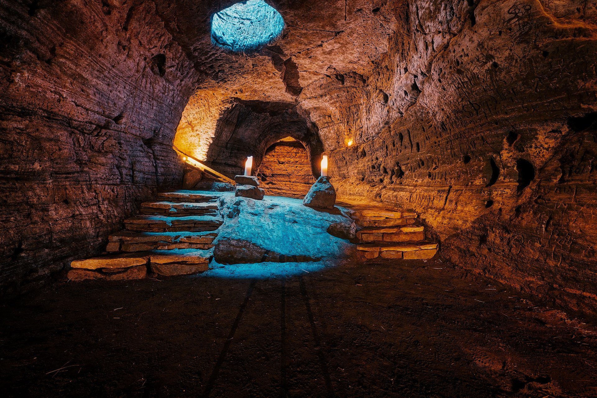 Vestiges archéologiques dans les Grottes de Hella Sud Islande