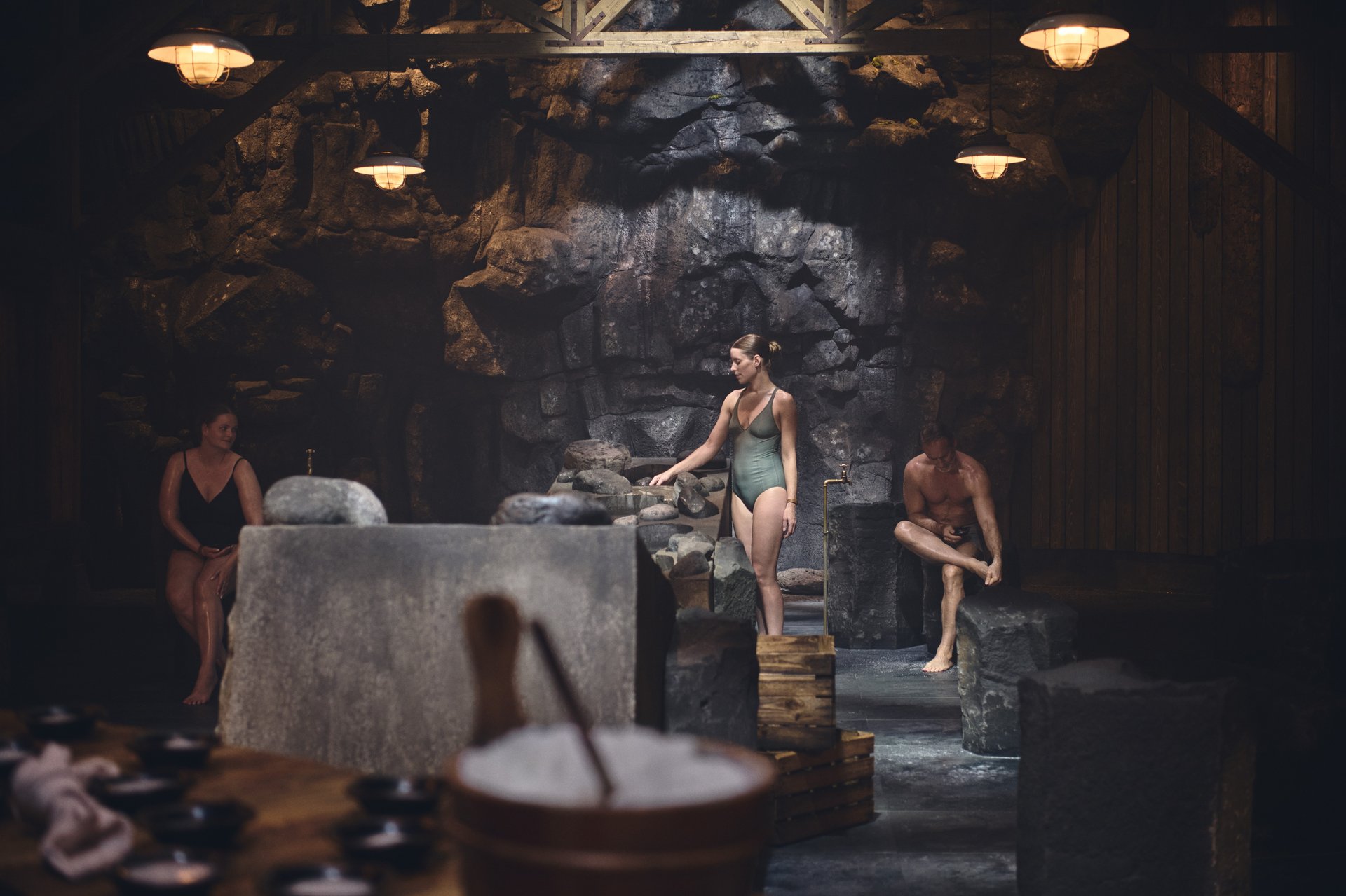 Panoramic coastal views from Sky Lagoon geothermal infinity pool