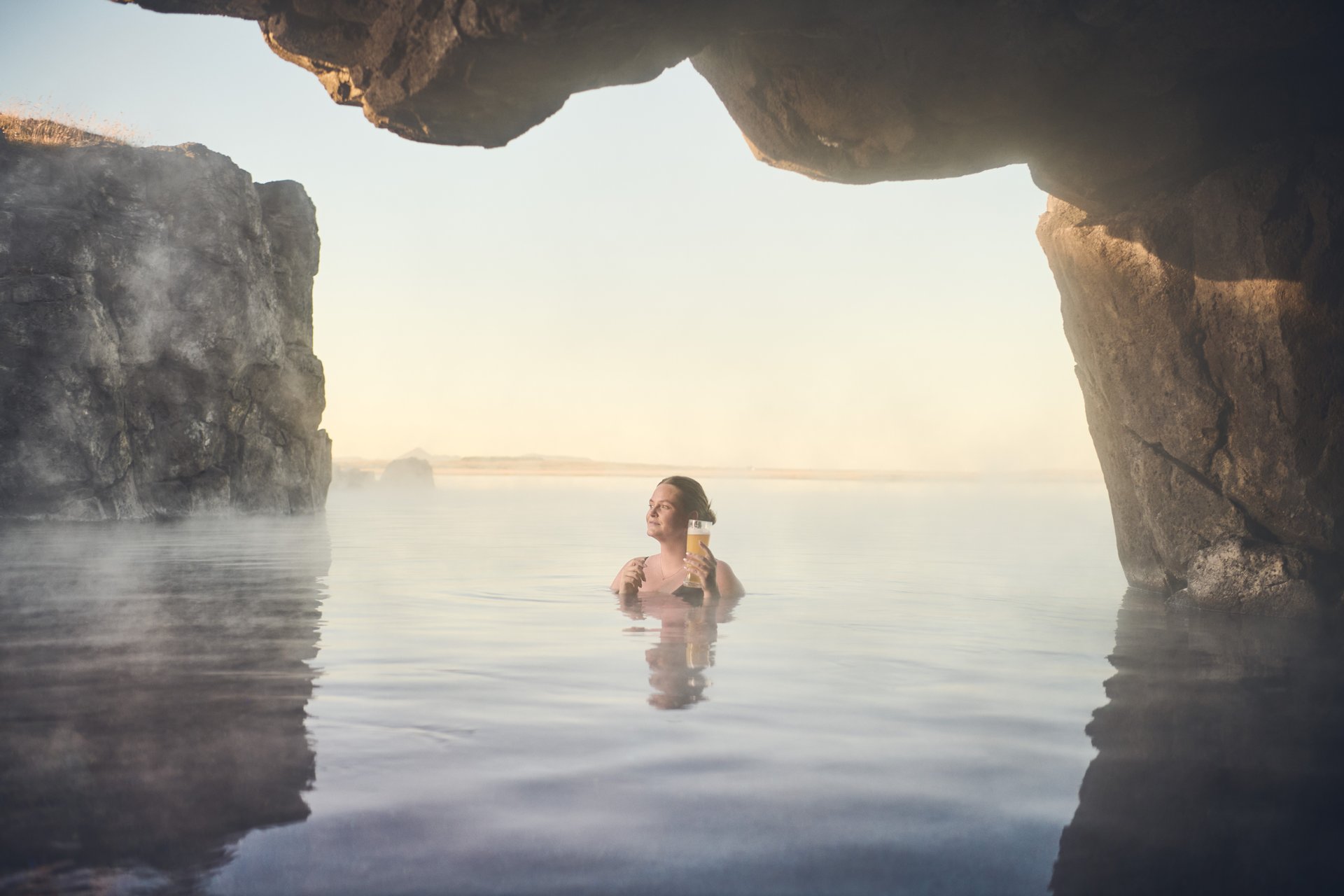 Luxury geothermal spa with seven-step wellness ritual at Sky Lagoon Iceland