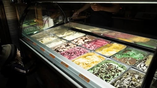 Majestic Gullfoss waterfall cascading in two tiers