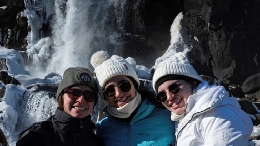 Scenic Faxafoss waterfall included in premium Golden Circle tour