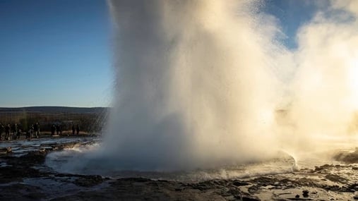 Small group exploring Iceland's Golden Circle attractions
