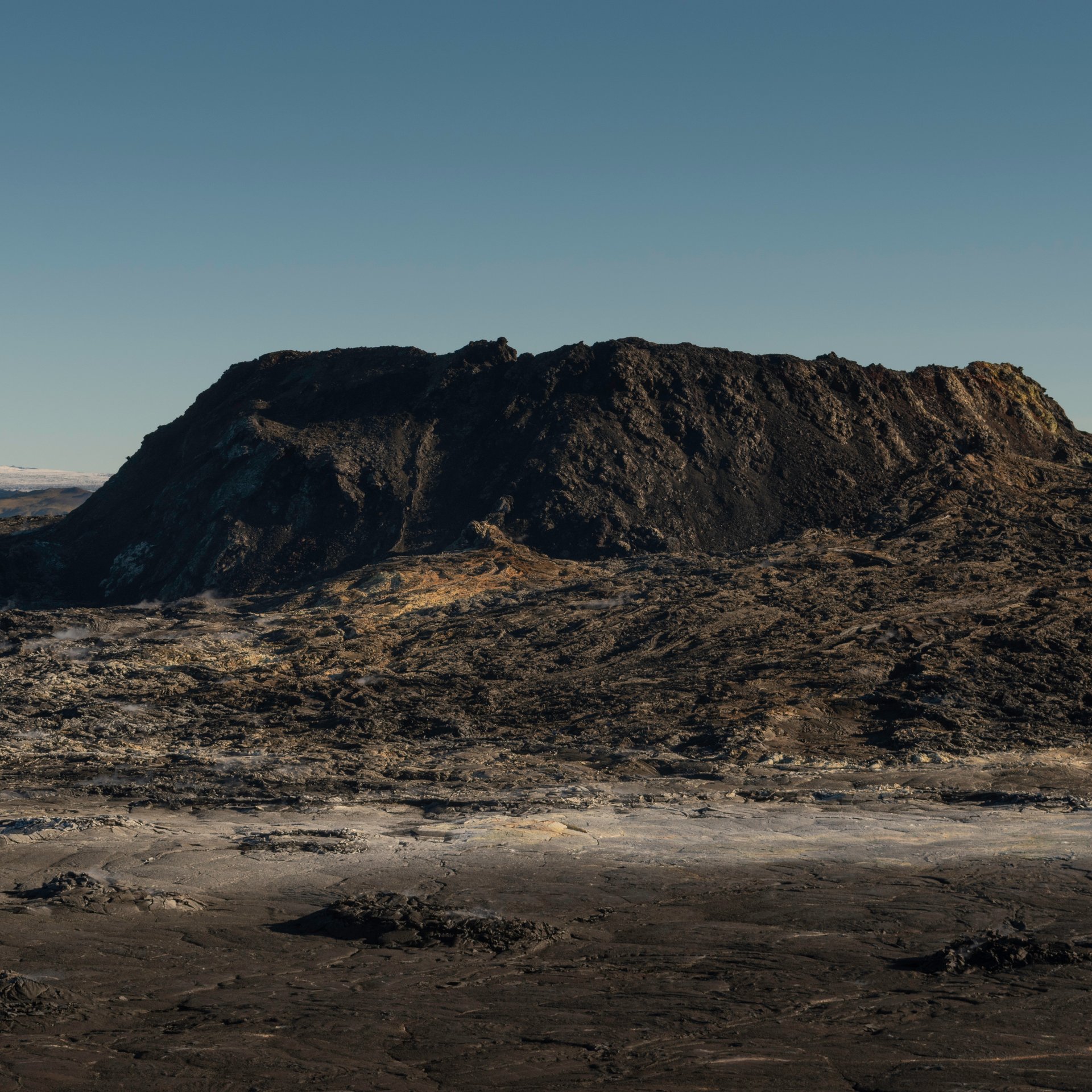 Twisted rope lava formations on the Reykjanes Peninsula