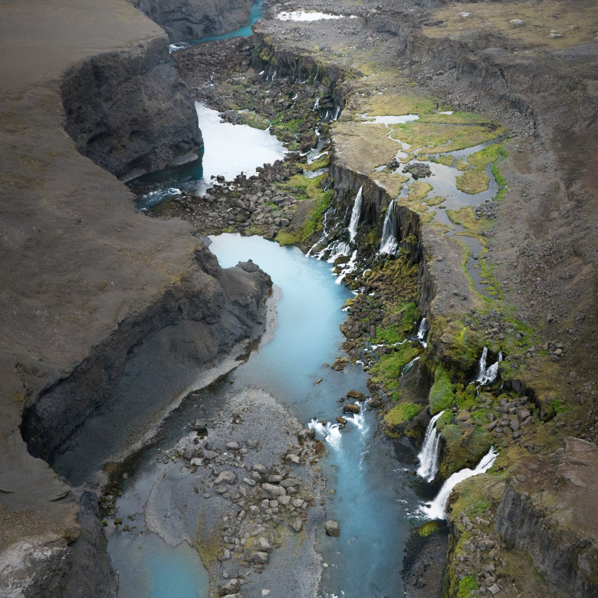 Professional highland guide leading expedition through Landmannalaugar paradise