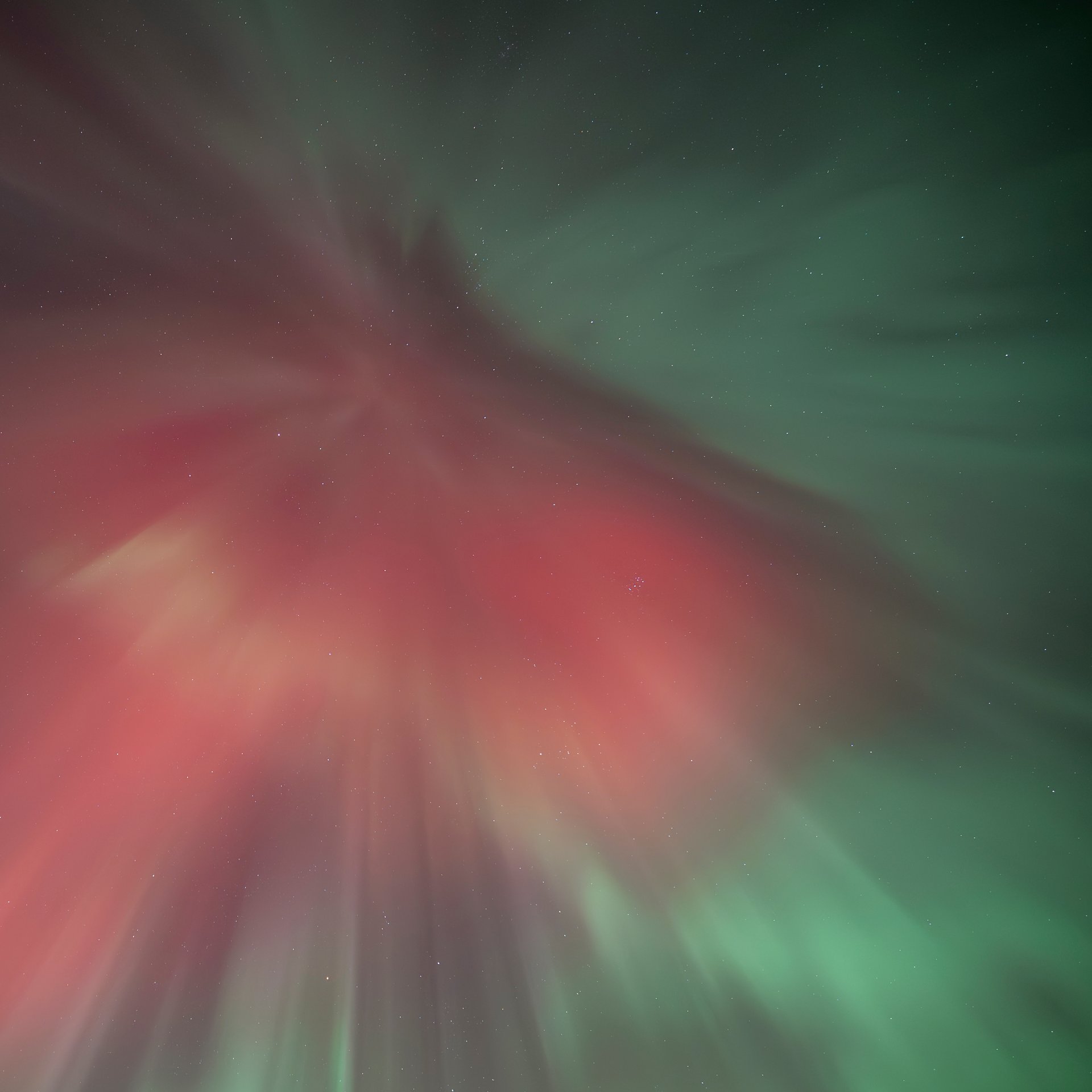 Aurora Borealis displaying vibrant colors across the night sky