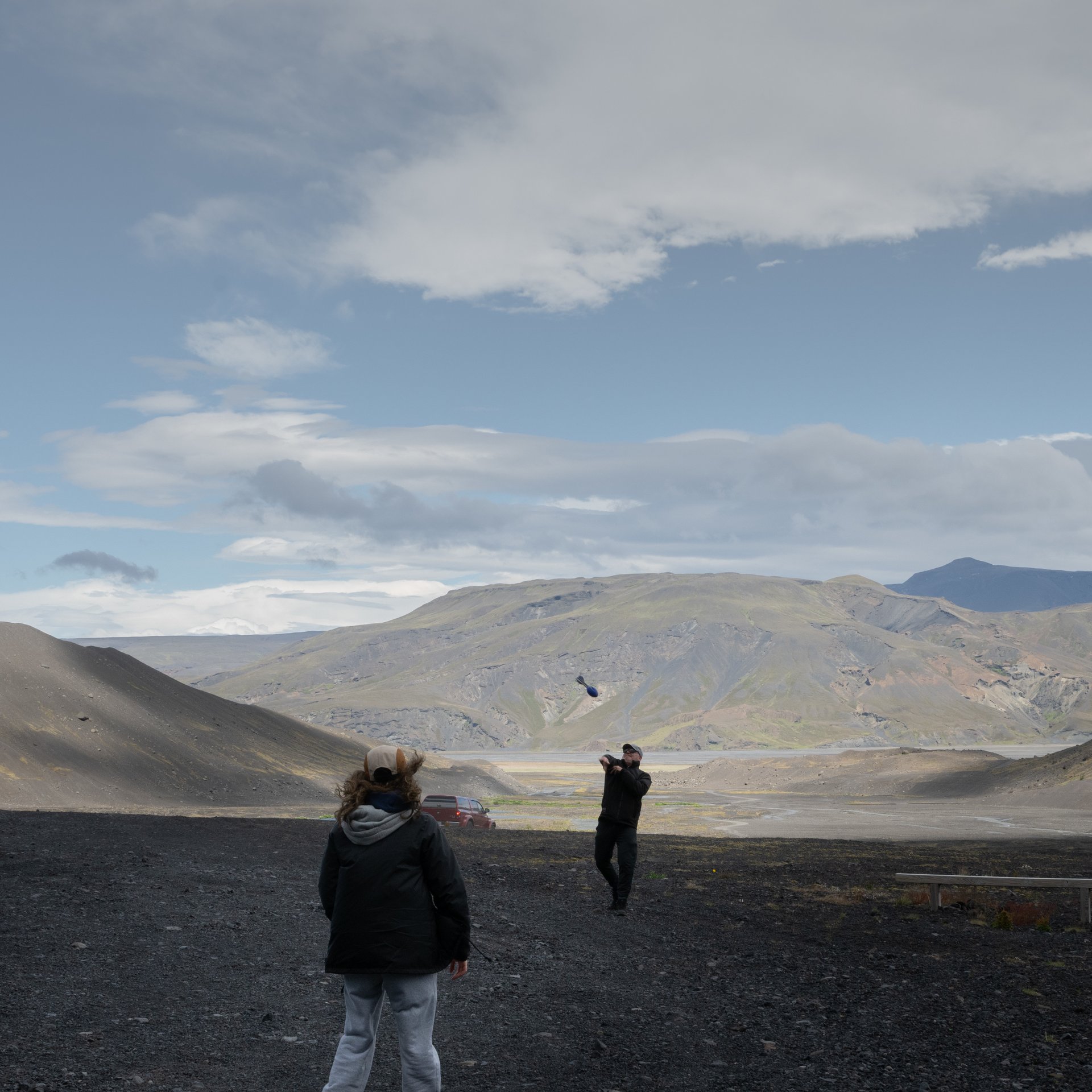 Þórsmörk highland valley with glacial rivers and mountain backdrop