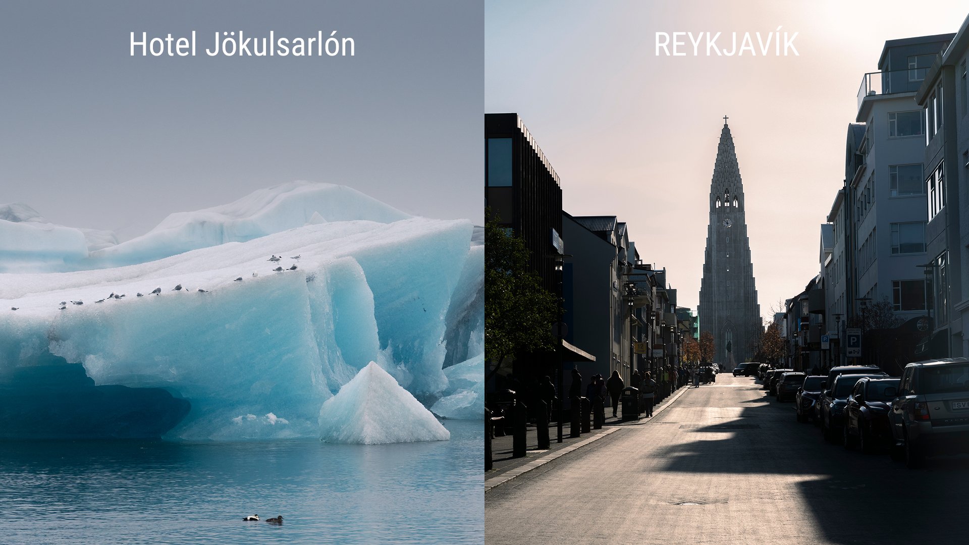 Scenic journey from Jökulsárlón back to Reykjavík