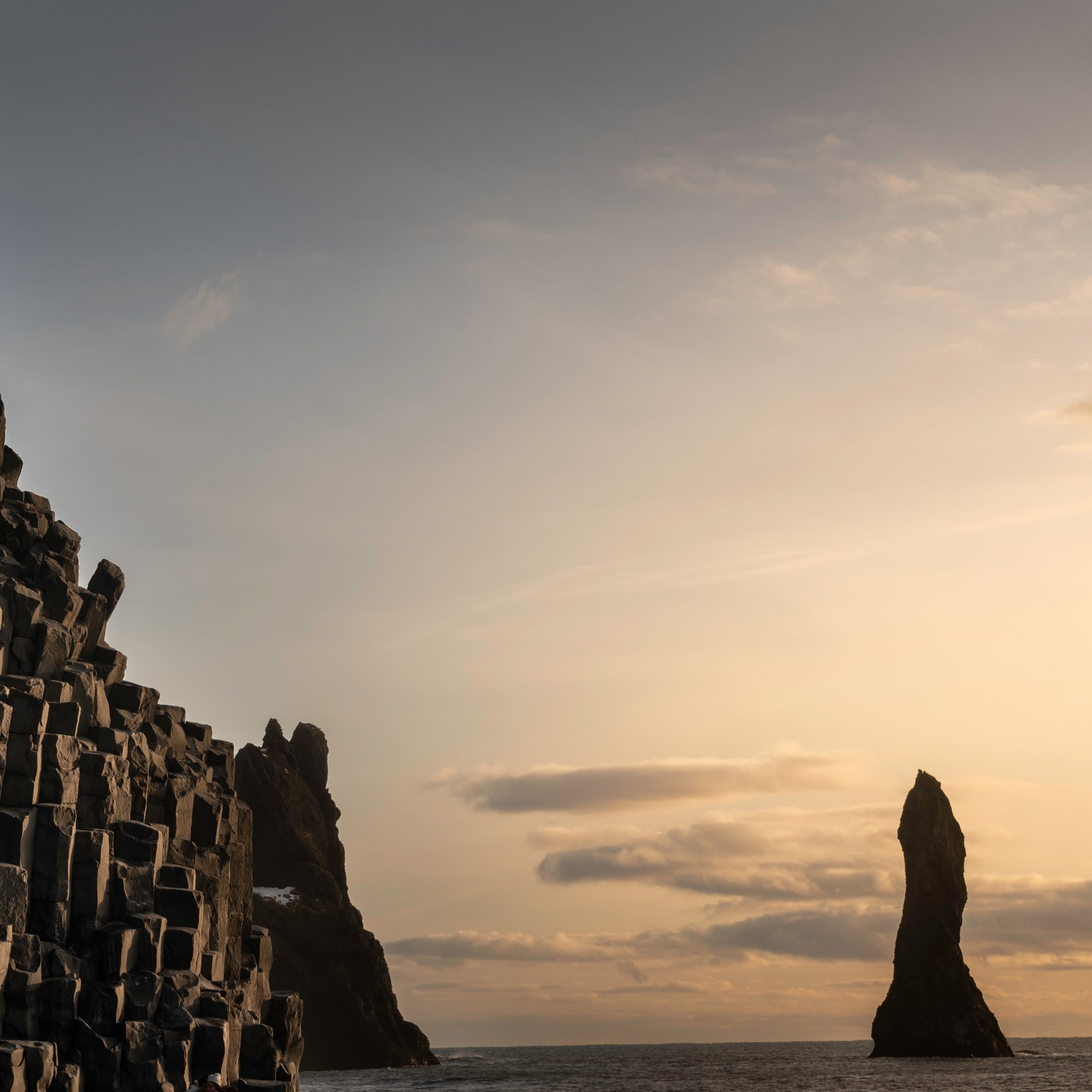South Coast waterfalls and black sand beaches