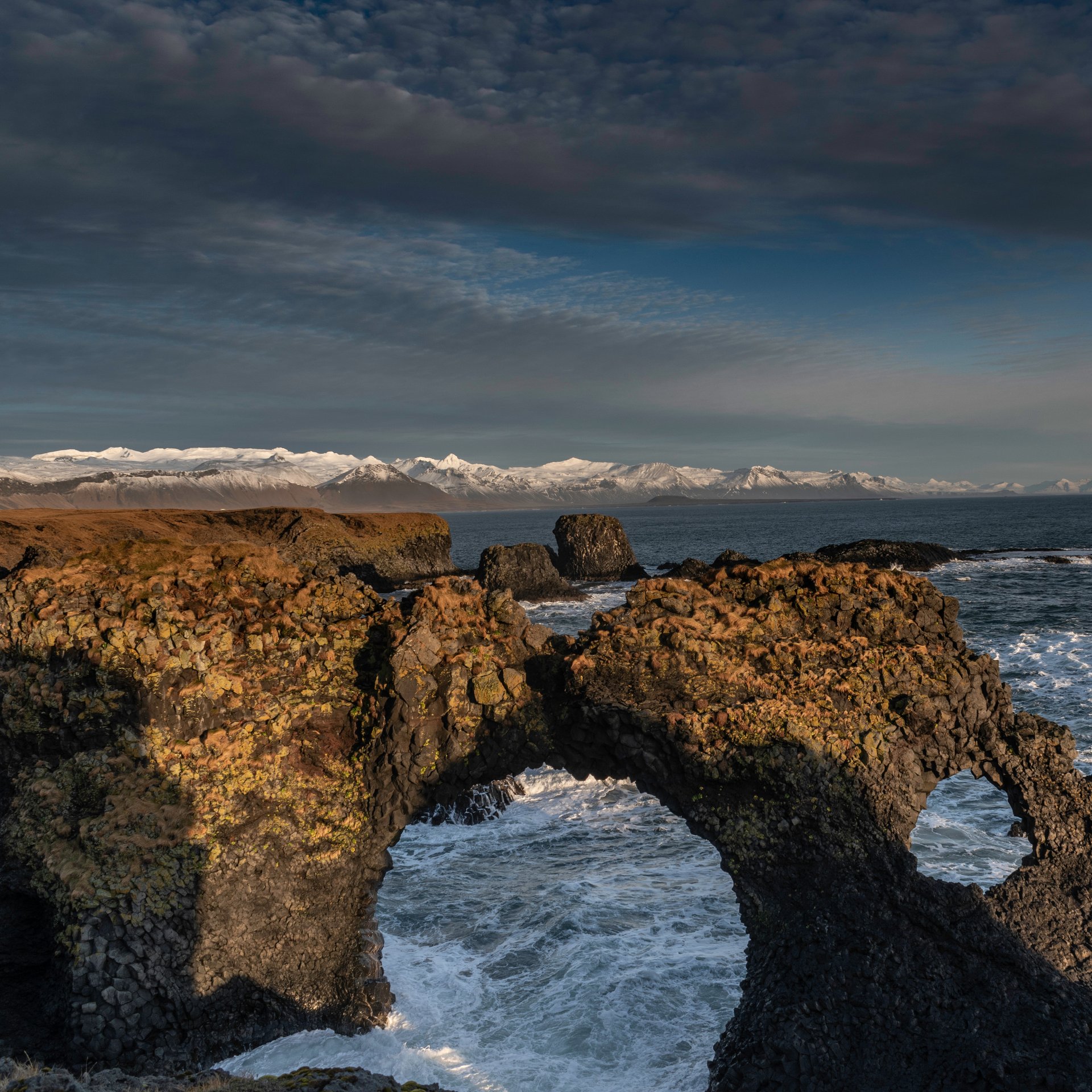 Snæfellsnes Peninsula with Kirkjufell mountain and coastal landscapes
