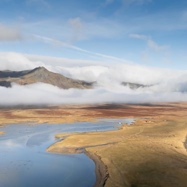 F35 route hautes terres Kjölur entre glaciers Langjökull et Hofsjökull