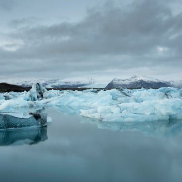 Vatnajökull glacier panoramic view
