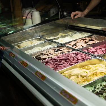 Seljalandsfoss waterfall behind view