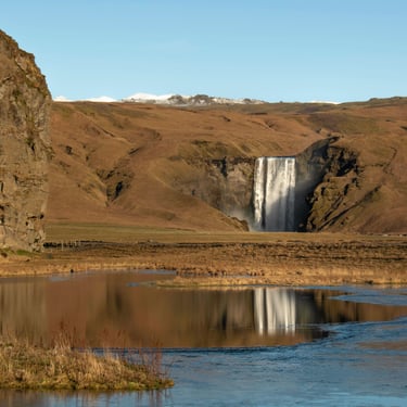 Hverfjall volcanic crater rim view Lake Mývatn