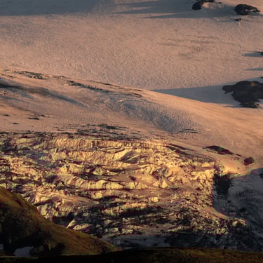Champs de lave d'obsidienne près de Landmannalaugar