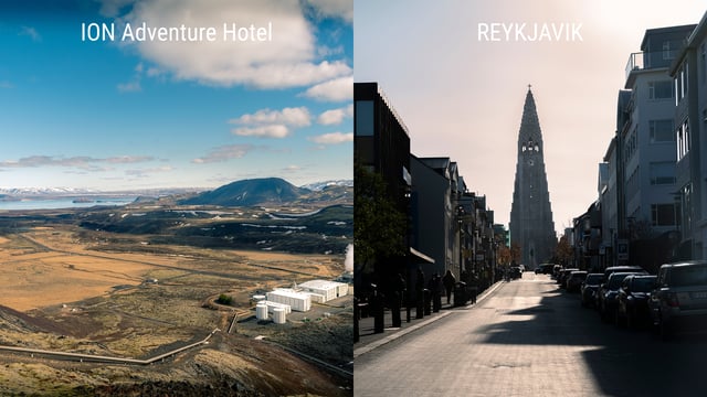 Private transfer from ION Adventure Hotel to downtown Reykjavík