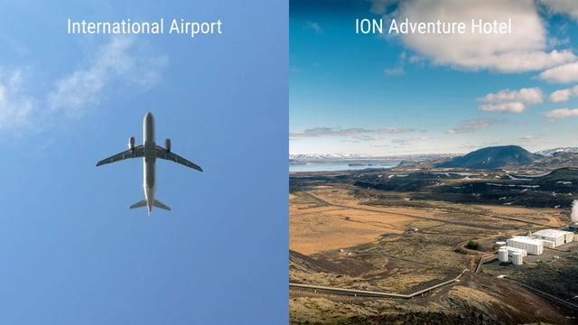 Private transfer from Keflavík Airport to ION Adventure Hotel through scenic Icelandic landscapes