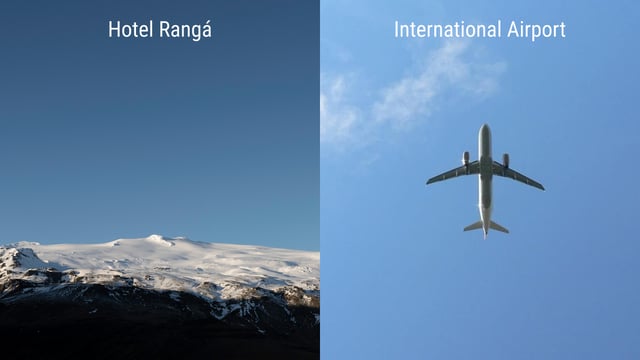 Private transfer from Hotel Rangá to Keflavík Airport
