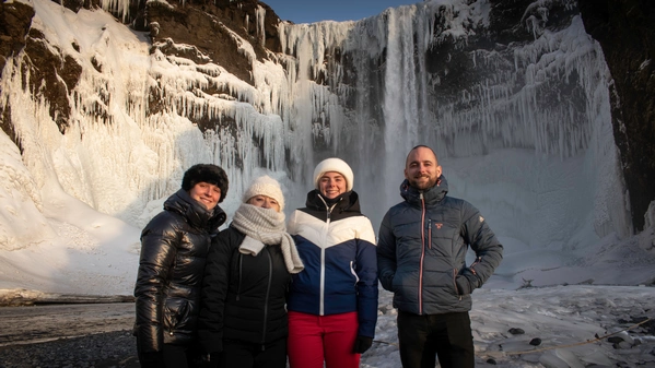 read our blog article Group of people with their guide during a small group tour in Iceland